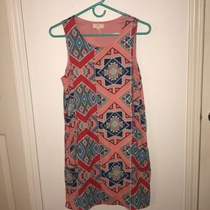 Geometric shift dress
